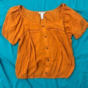Orange shirt